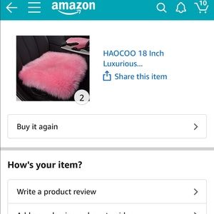 2 seat cushions and 1 steering wheel cover